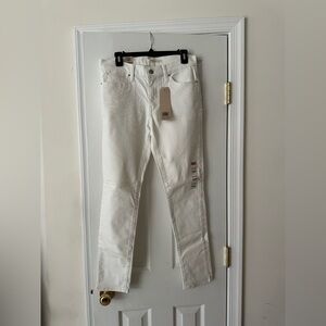 NWT Levi's 535 Super Skinny White Jeans Size 24/30